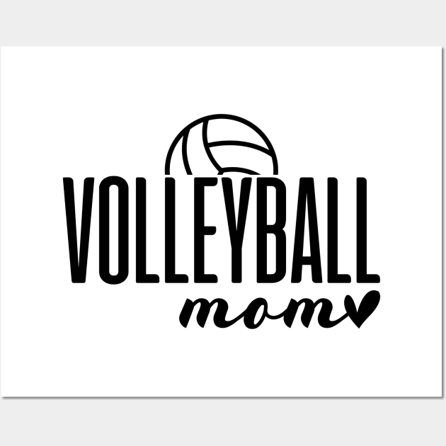 Volleyball Mom Wall Art by Bencana